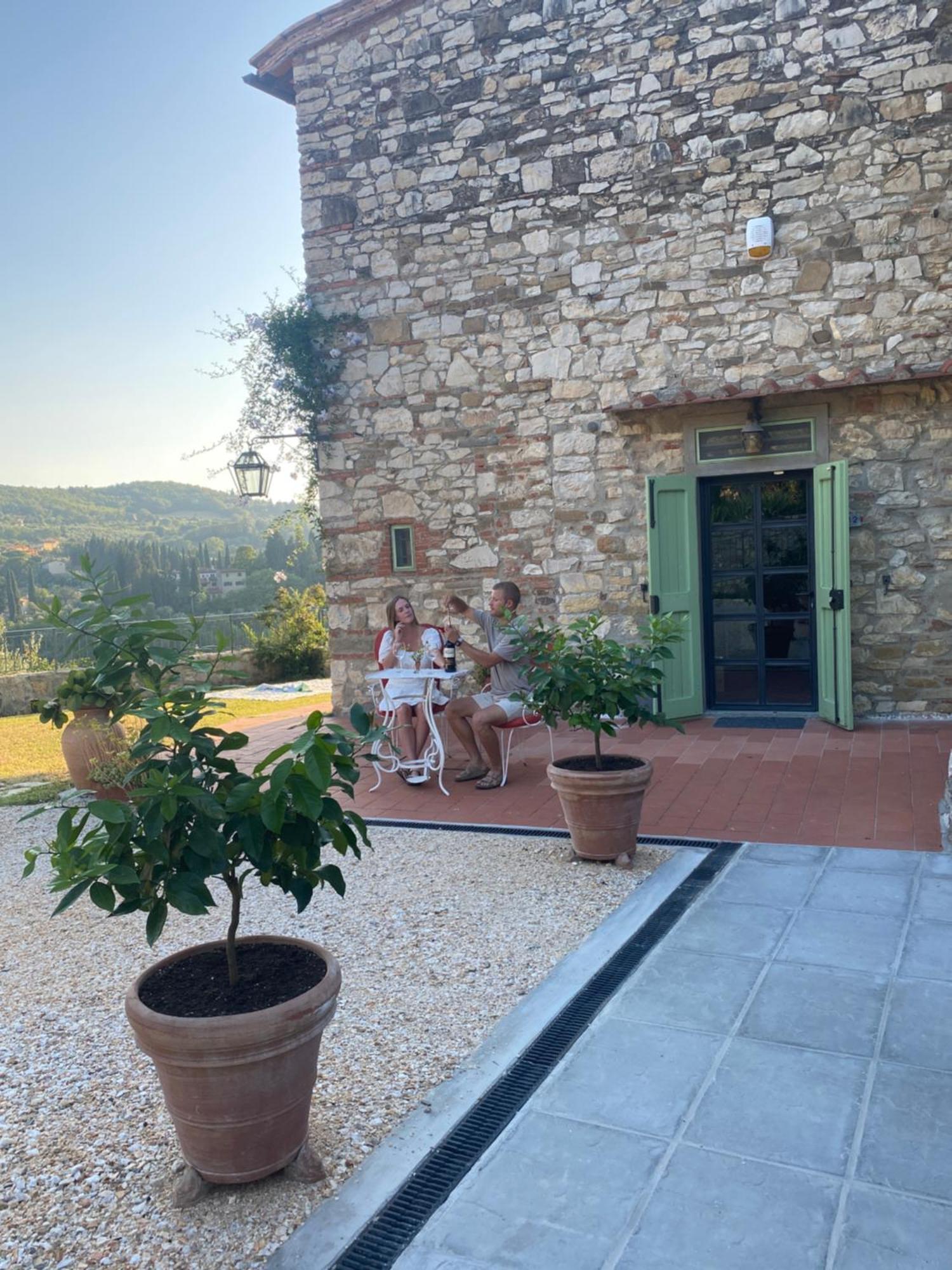 Florence Villa Violetta บันโญ อา ริโพลี ภายนอก รูปภาพ