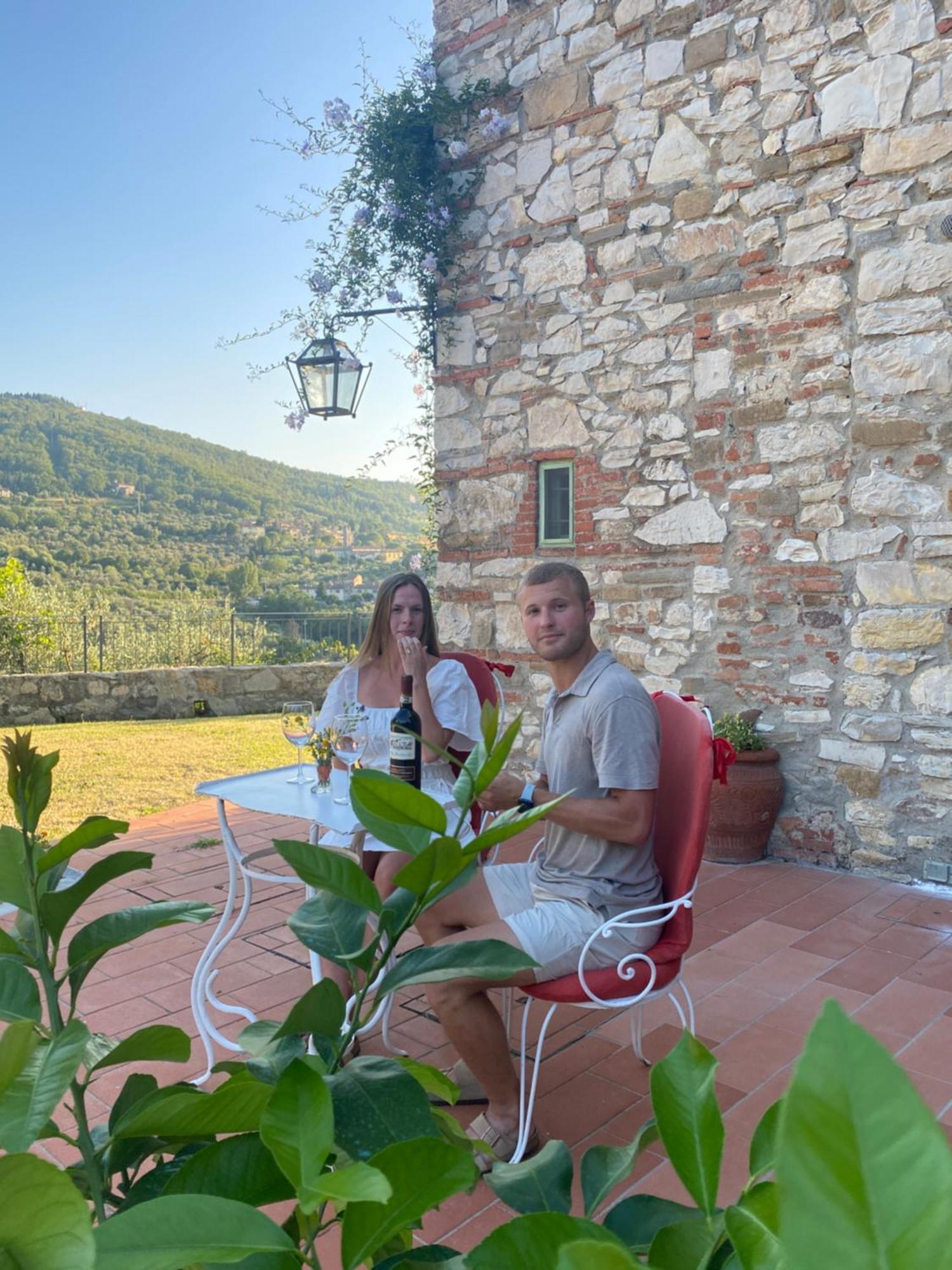 Florence Villa Violetta บันโญ อา ริโพลี ภายนอก รูปภาพ